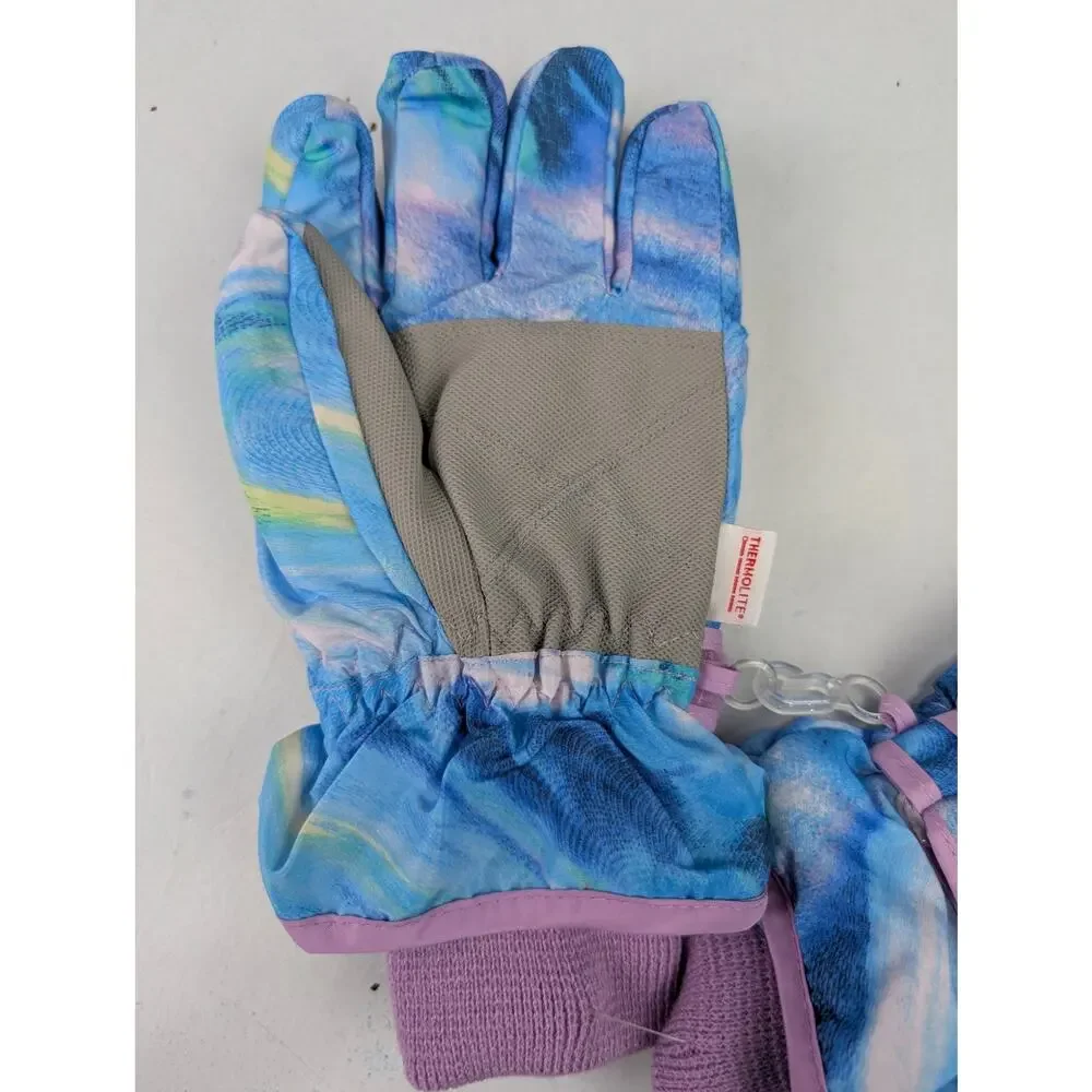 The Children's Place Girls 8+ Winter Gloves - Star Blue & Purple